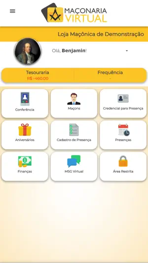 Maçonaria Virtual Mobile screenshot 1