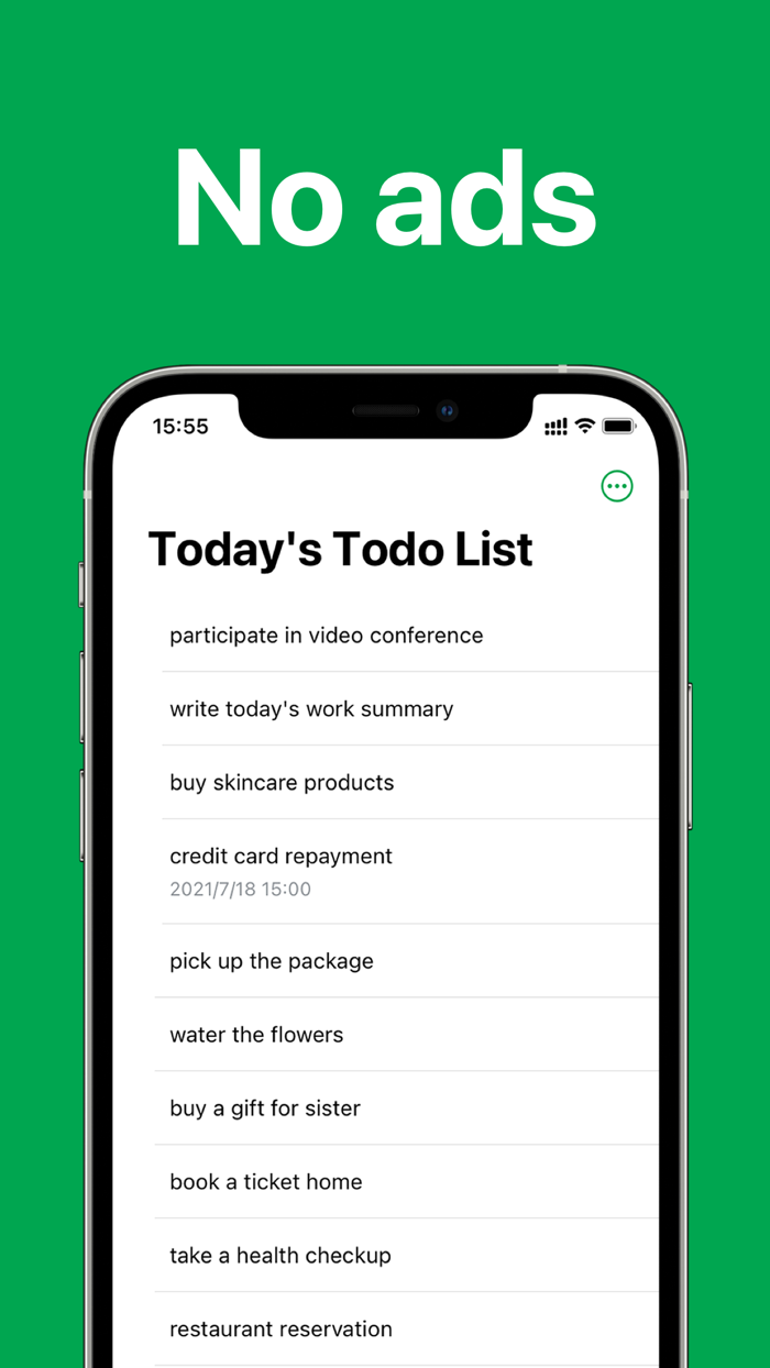 To do list - No ads checklist
