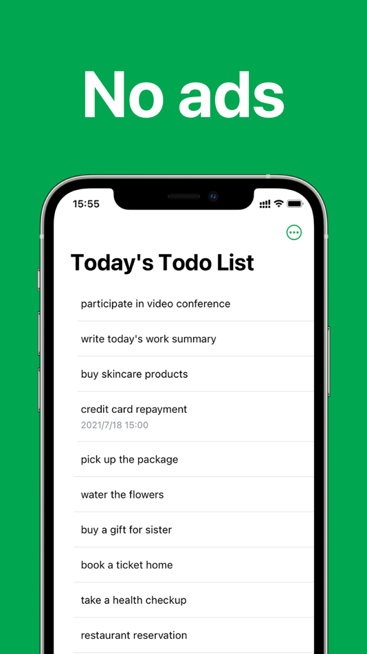 #2. To do list - No ads checklist (iOS) 由: Beijing Free Calculator Technology Co., Ltd.