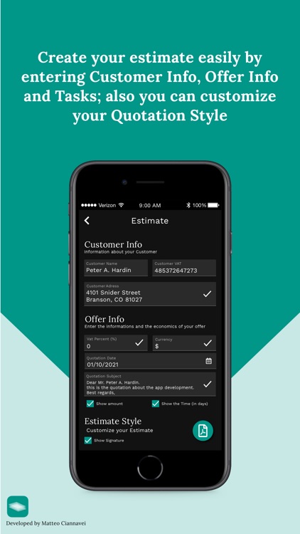 BillWiz - Estimates made easy