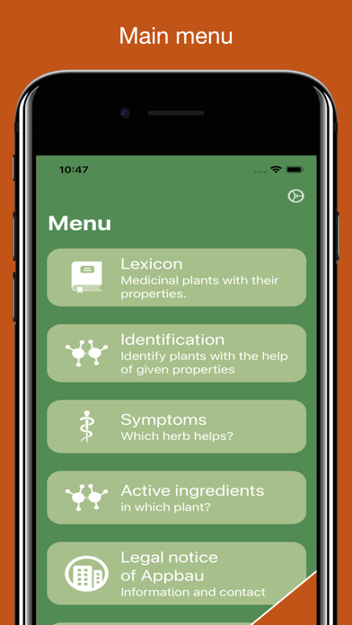 Medicinal plants lexicon Screenshot