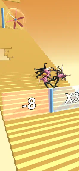 Game screenshot Crowd Stair Fall apk