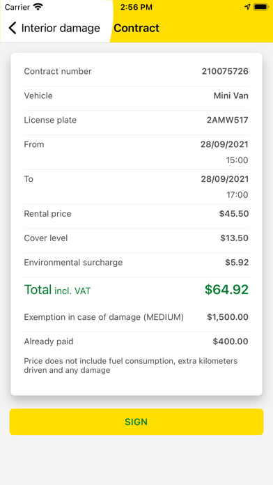 Dockx Rental Screenshot