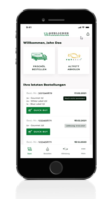 GERLICHER Premiumfrittieröle Screenshot