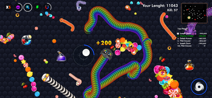 Vegetarian Snake - Worm Zone