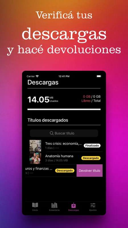 Lector eLibro screenshot 7 of 7