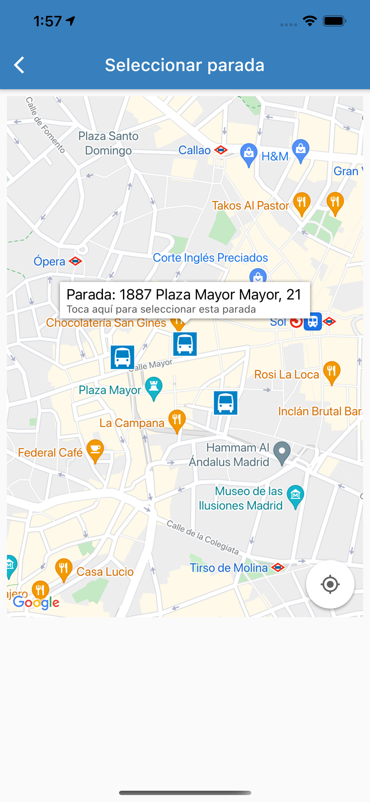 Espera Bus Madrid