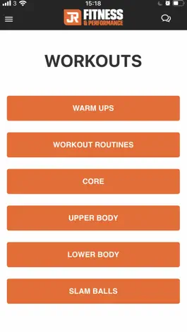 Game screenshot JR Fitness & Performance apk