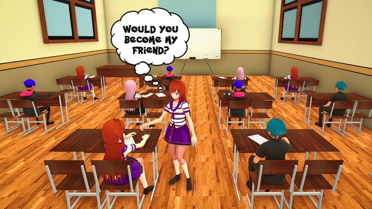 Anime High School YUMI Girl 3D