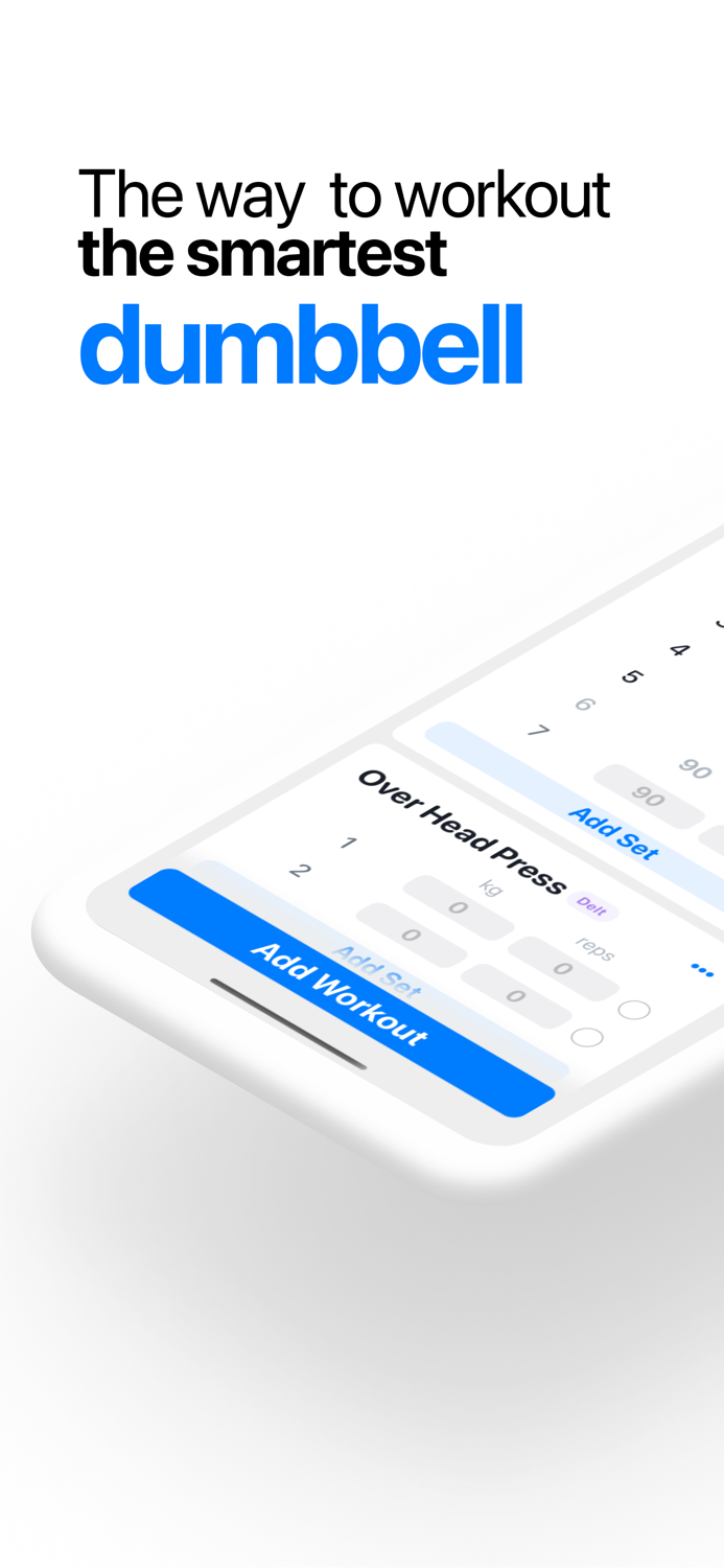 Dumbbell on the gym - Workout