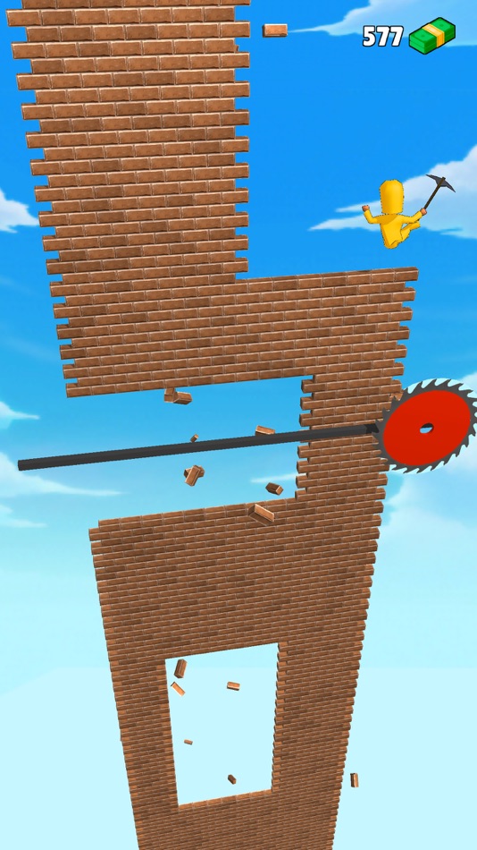 #3. Bricky Fall 3D (iOS) 由: h8games
