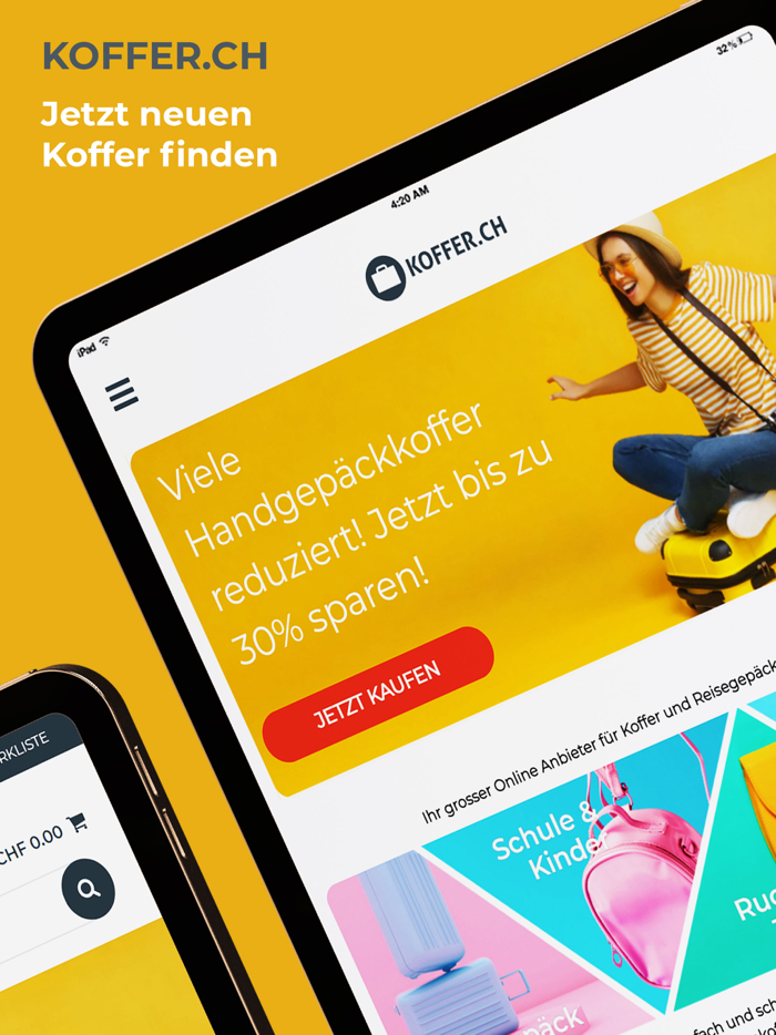 Koffer und Reisegepaeck