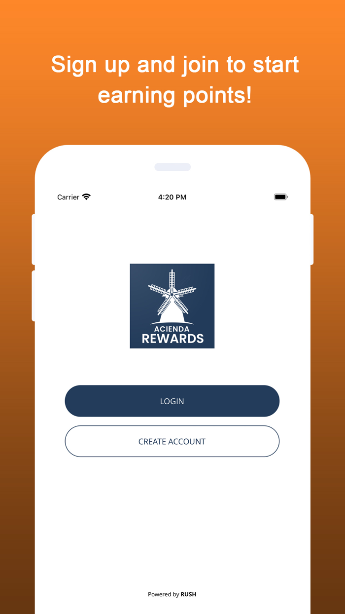Acienda Rewards App