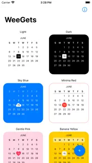 weegets - calendar home widget iphone screenshot 3