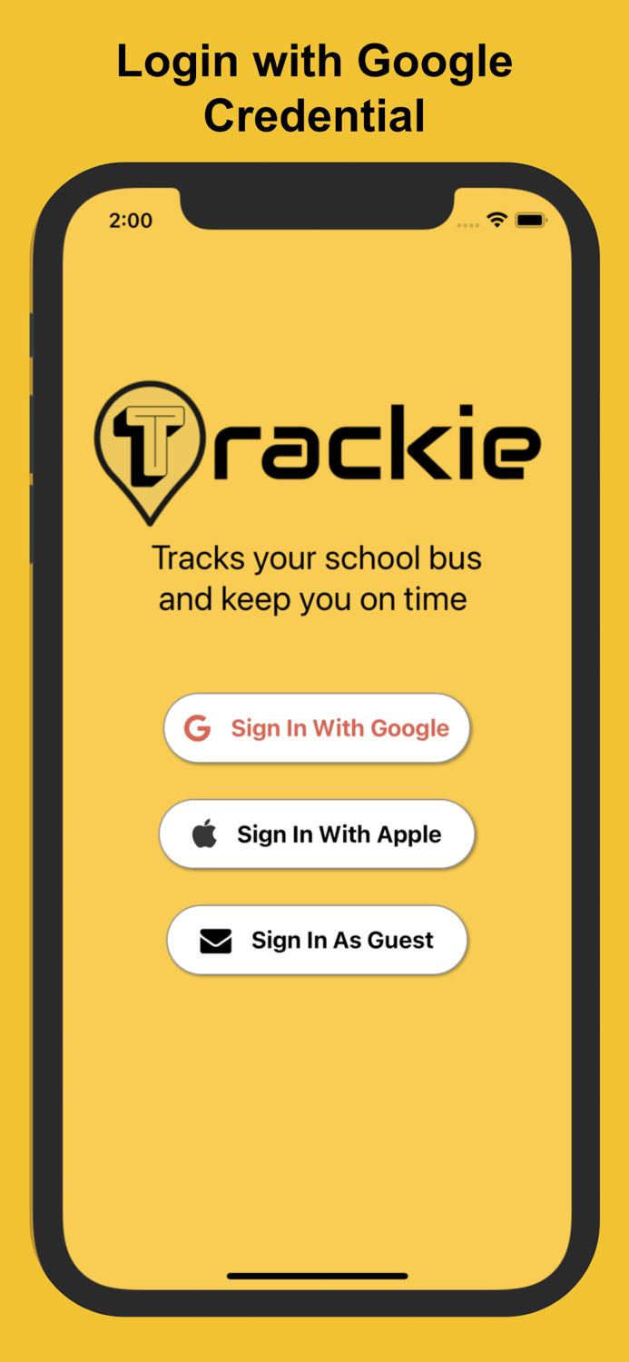Trackie - School Bus Tracker