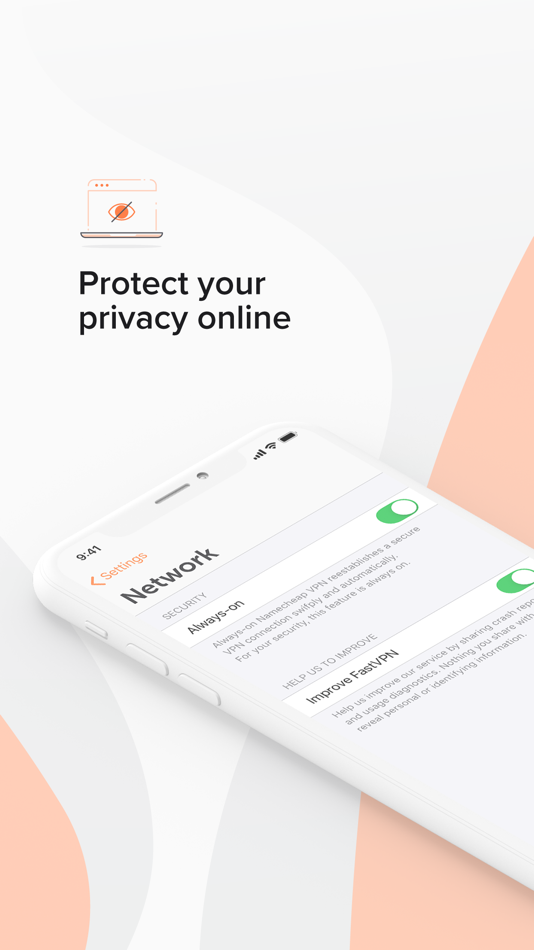 #2. FastVPN by Namecheap (iOS) 由: Namecheap, Inc