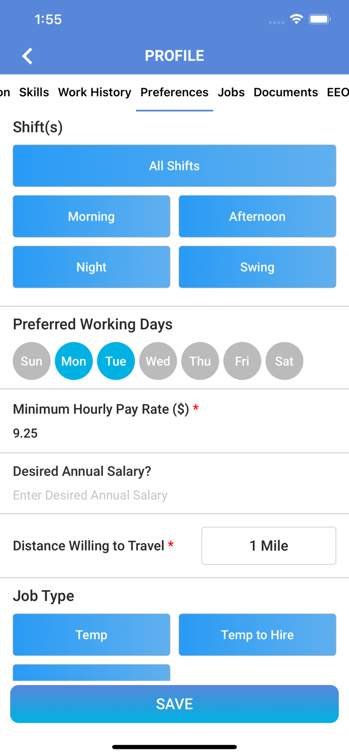 WurkNow Employee App