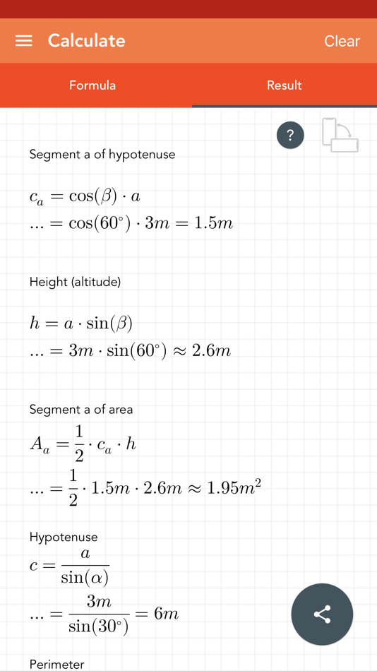 #5. Solve Right Triangle Pro (iOS) By: Glindemann, Sennoun, Langer GbR