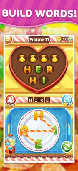 Game screenshot Word Candy Sweetest Word Game mod apk