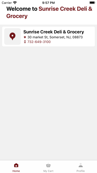 Sunrise Creek Deli & Grocery Screenshot
