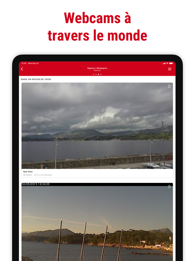 ‎Windfinder: carte vent & météo Capture d'écran