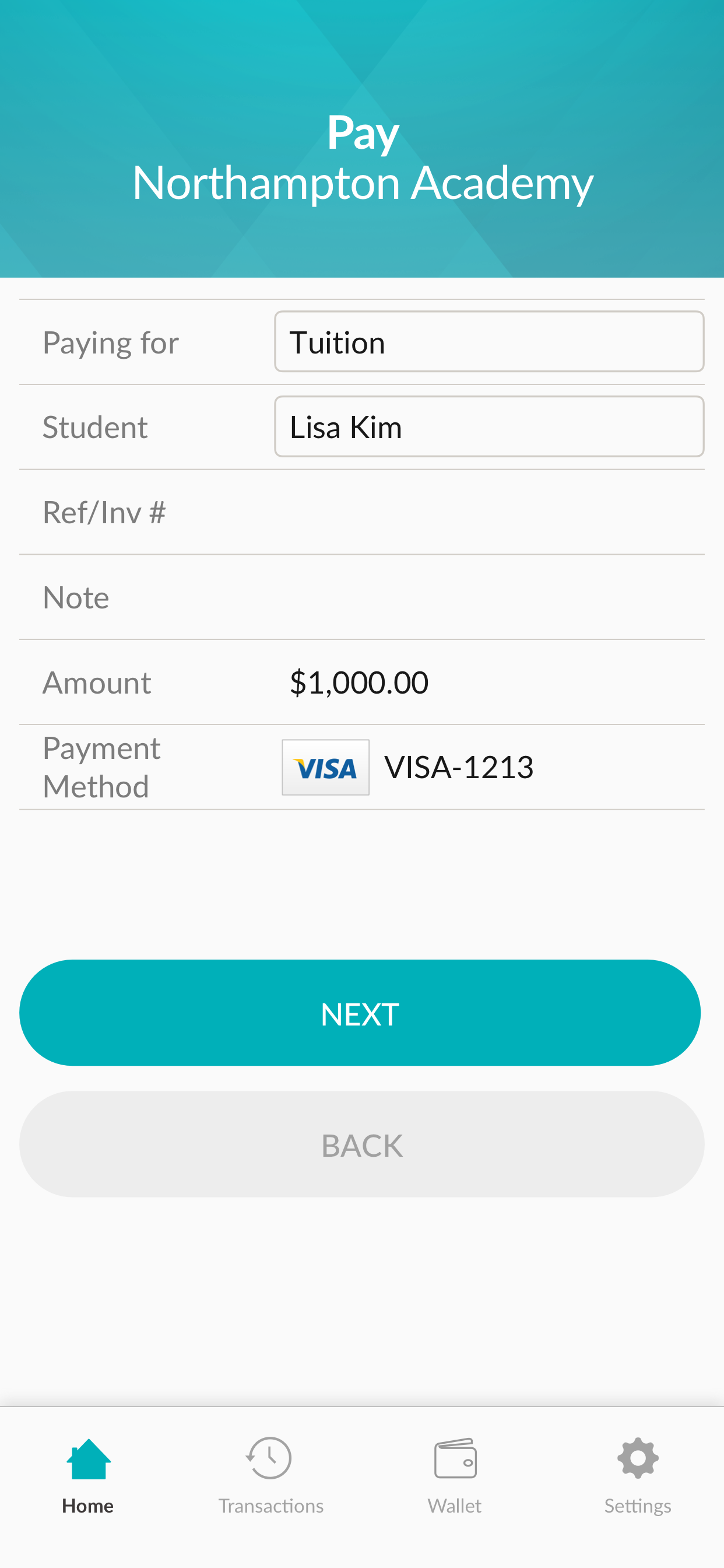 MySchoolWallet