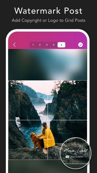 Griddy Pro - Split Pic in Grids For Instagram Post Screenshot 5