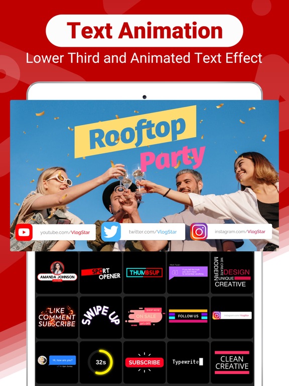 Video Editor - Vlog Star iPad screenshot 7 - Photo & Video app