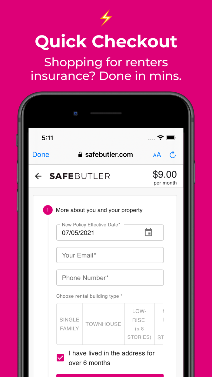 SafeButler - Compare Insurance