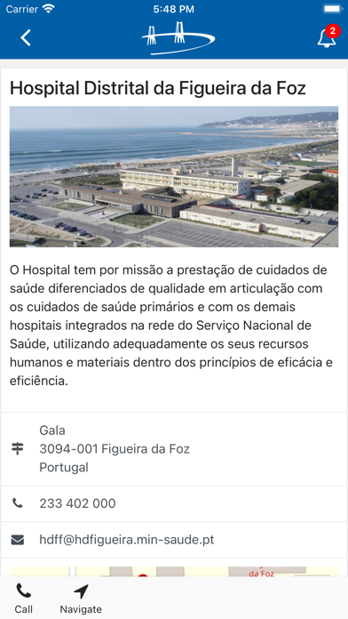HDFF Hospital Figueira da Foz Screenshot