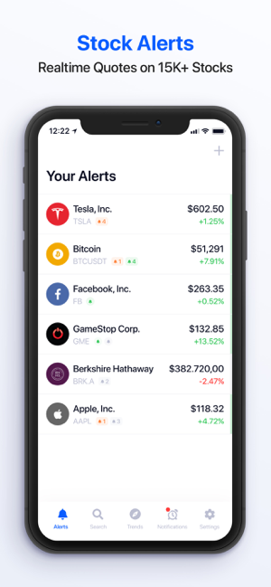 ‎Stock Alarm - Alerts, Tracker Capture d'écran