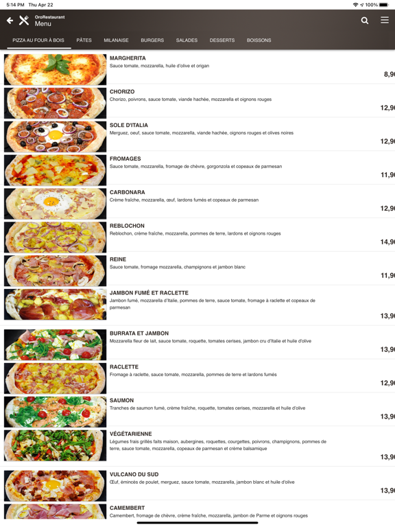 Screenshot #5 pour Oro Restaurant