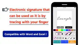 electronic signature iphone screenshot 1