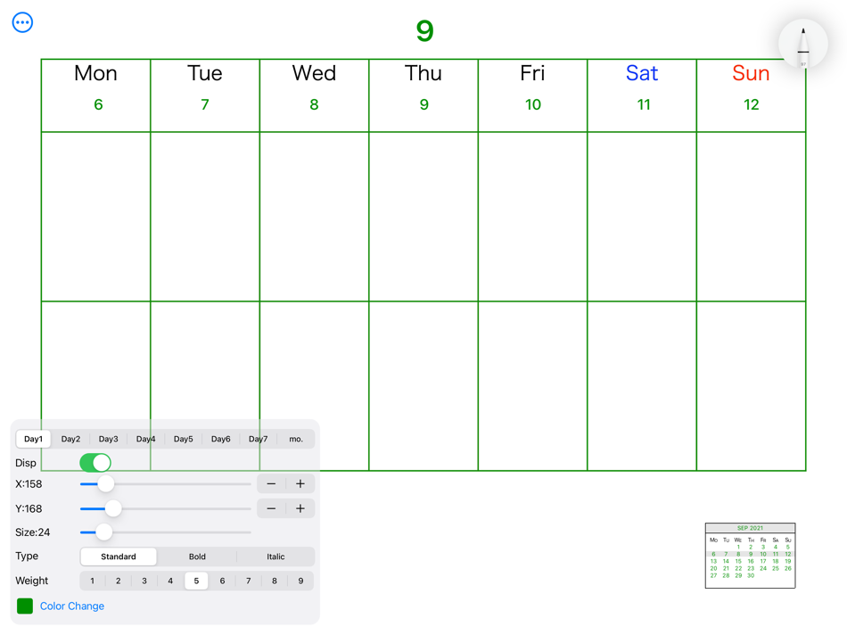 #3. Refill Calendar (iOS) بواسطة: SHIN INABA