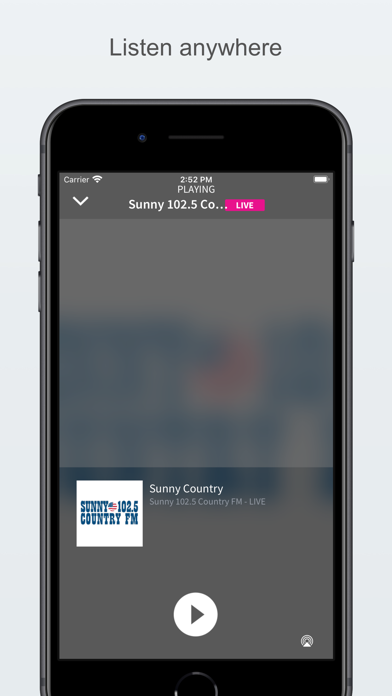 Sunny Country 102.5 Screenshot