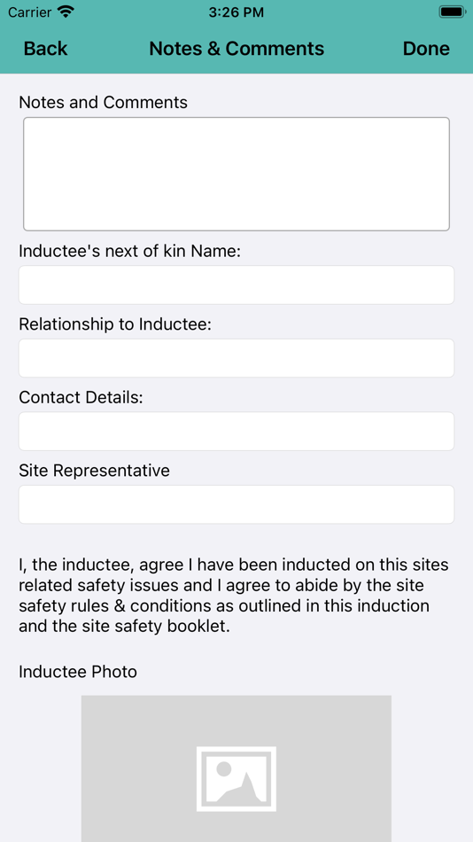 #7. SITE INDUCTION CHECKLIST (iOS) 由: My Ultimate Punter