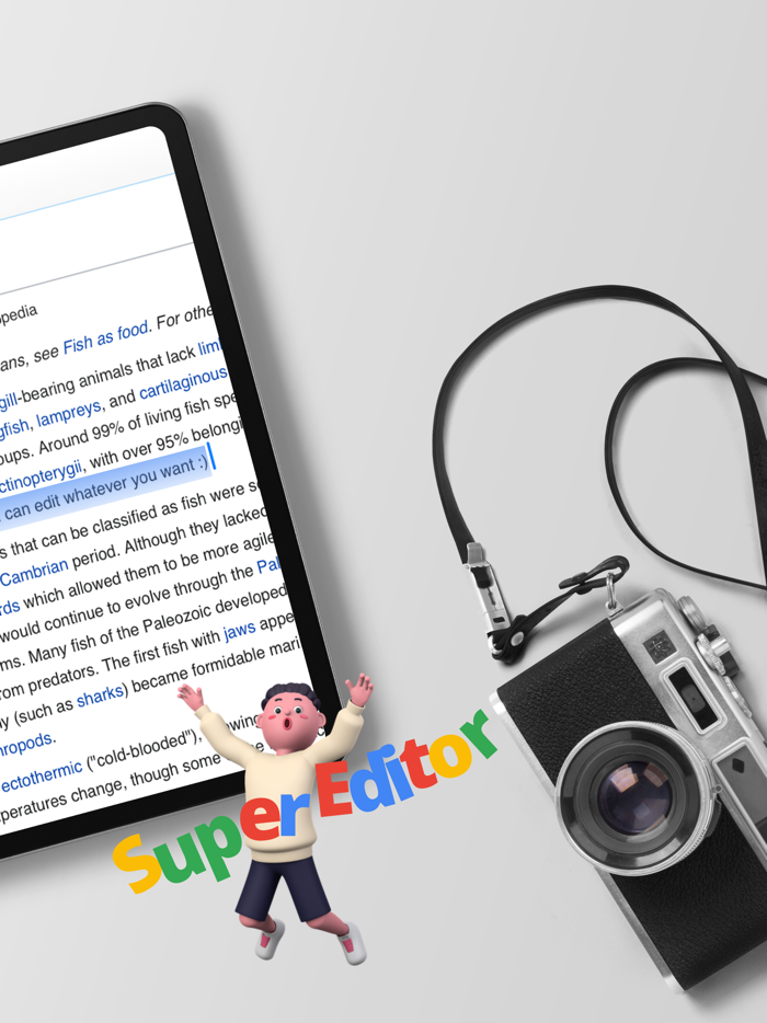 Super Editor - Edit text pages