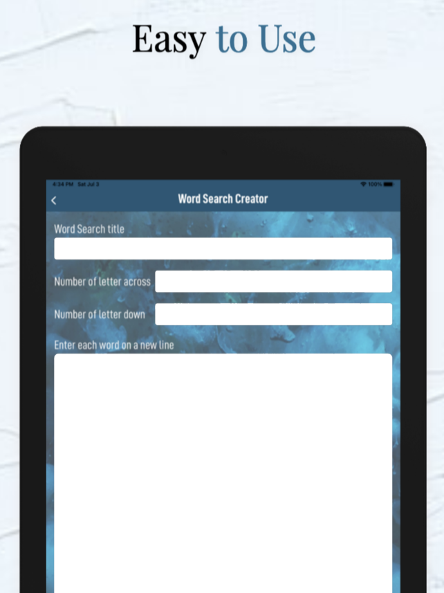 Word Search Creator Screenshot