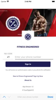 fitness engineered iphone screenshot 2