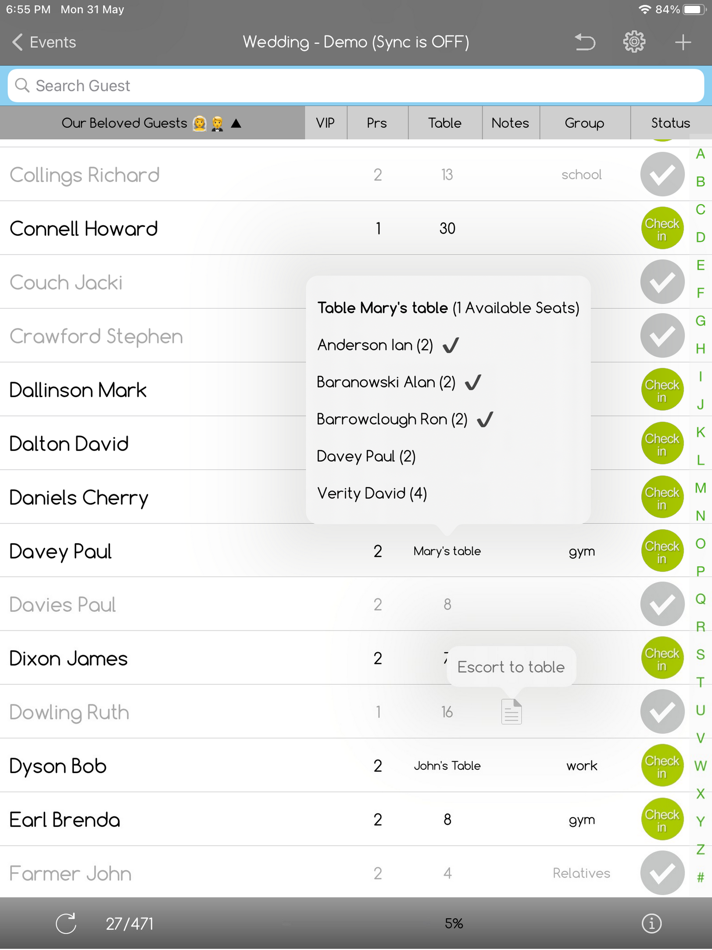 #3. e-GuestList Check-In App (iOS) 由: EVENTRECEPTION L.P.