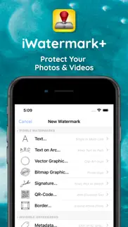 iwatermark+ watermark add logo iphone screenshot 1