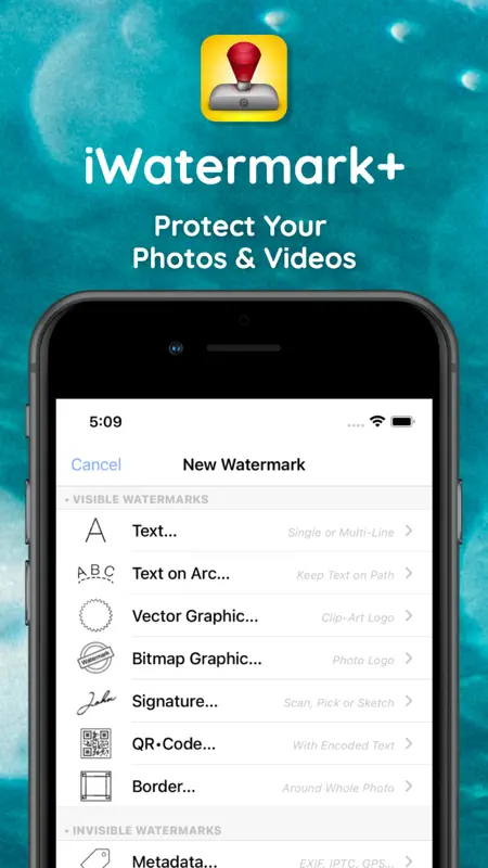 iWatermark+ Watermark Add Logo screenshot 1 of 10