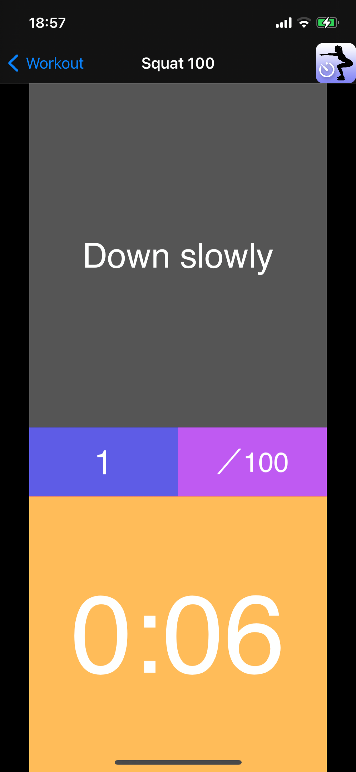 Workout Speech Timer