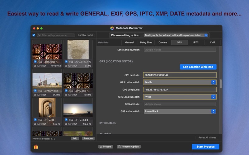 Screenshot #2 pour Metadata Converter