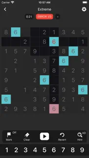 sudoku - logic game iphone screenshot 2