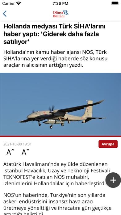 Dünya Bülteni Screenshot