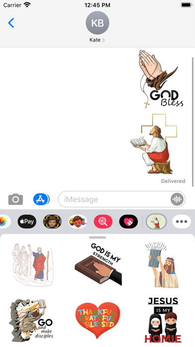 God Bless You Stickers Screenshot