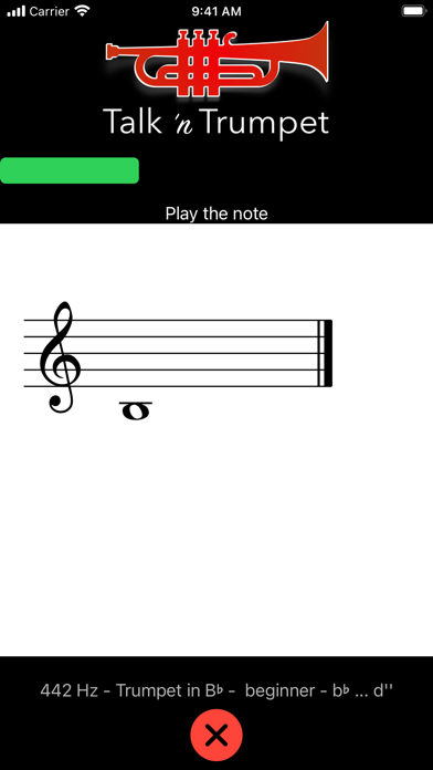 Trumpet Bingo Screenshot