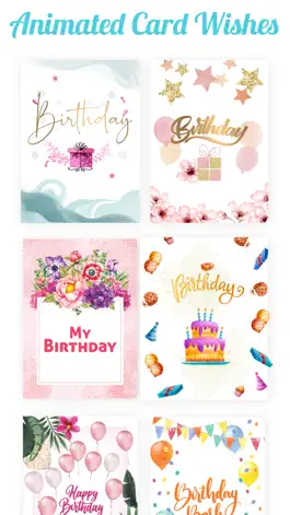 Game screenshot Animated Birthday Card Wishes mod apk