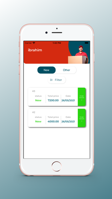 Onyx Orders Delivery Screenshot